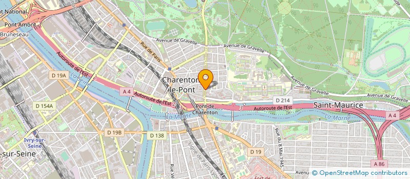 localisation de l'entreprise P.A.S. à SAINT-MAURICE