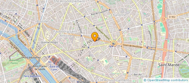 localisation de l'entreprise P.A. SERVICES FRANCE  PARIS