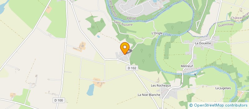 localisation de l'entreprise P.A.T.T.P.  GUENROUET