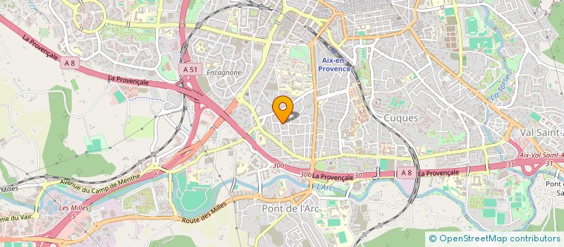 localisation de l'entreprise P-ACX PATRIMOINE à AIX-EN-PROVENCE