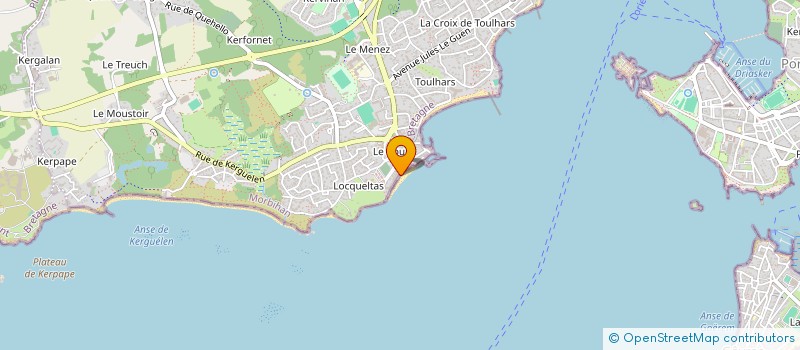 localisation de l'entreprise P AND P  LARMOR-PLAGE