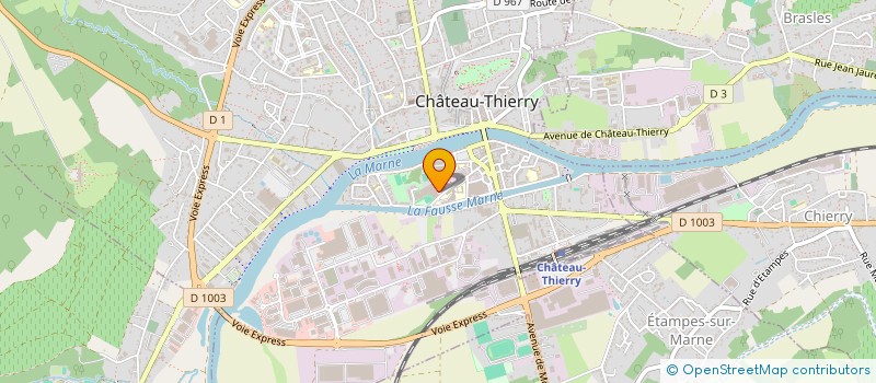 localisation de l'entreprise P.AT.S. MOBILITE  CHATEAU-THIERRY