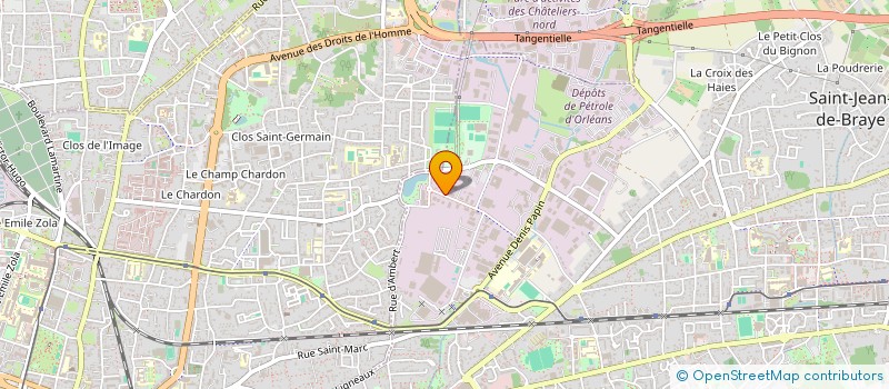 localisation de l'entreprise P.B.2.A. à SAINT-JEAN-DE-BRAYE