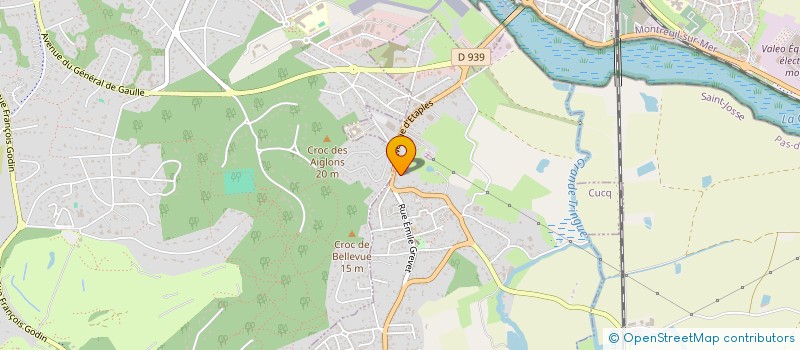 localisation de l'entreprise P.B.  CUCQ