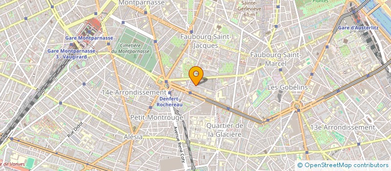 localisation de l'entreprise P&B  PARIS