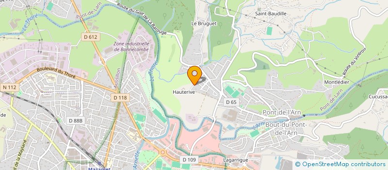 localisation de l'entreprise P&B  PONT-DE-LARN