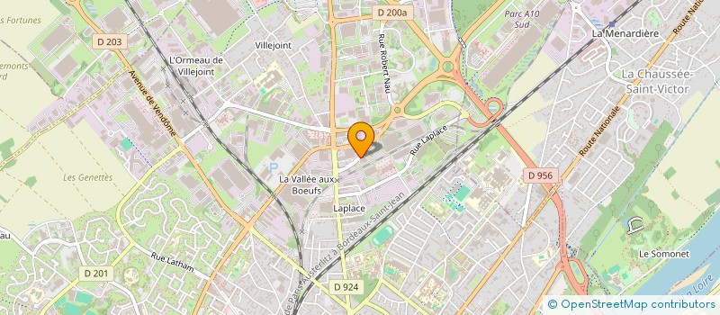 localisation de l'entreprise P.B.A MOTOGEST  BLOIS