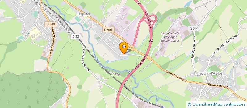 localisation de l'entreprise P.B AUTOMOBILES  ISQUES