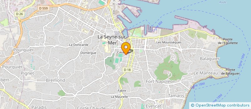 localisation de l'entreprise P B DIFFUSION à LA SEYNE-SUR-MER