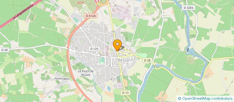 localisation de l'entreprise P.B. FINANCES  AGDE