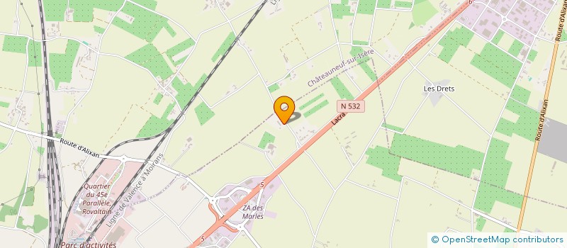 localisation de l'entreprise P.B.G  ALIXAN