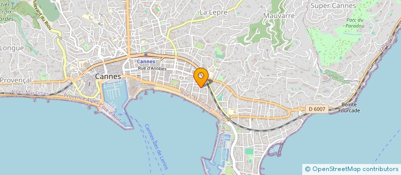 localisation de l'entreprise P B I à CANNES