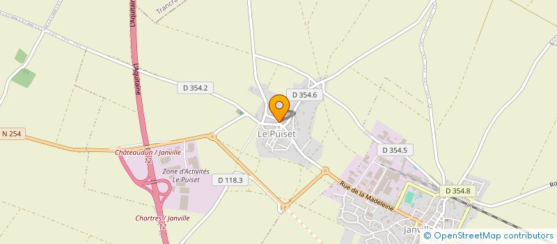 localisation de l'entreprise P.B.I  JANVILLE-EN-BEAUCE
