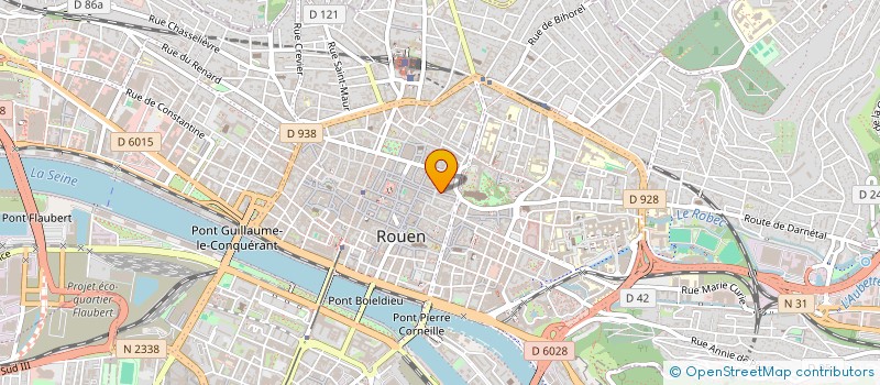 localisation de l'entreprise P.B.L. à ROUEN