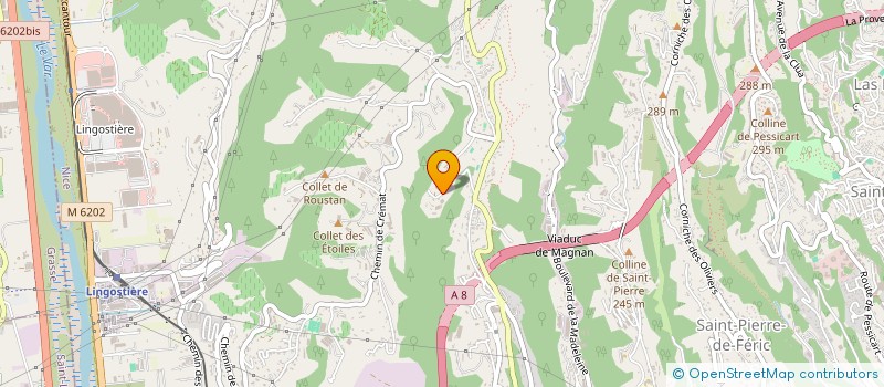 localisation de l'entreprise P.B.M  NICE