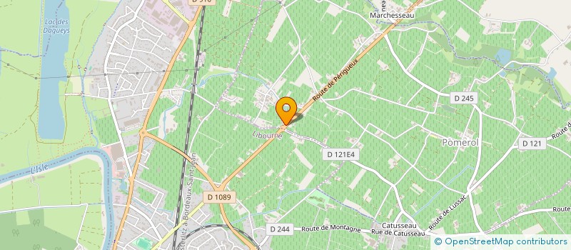 localisation de l'entreprise P.B.N.  POMEROL