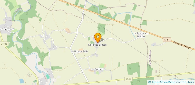 localisation de l'entreprise P.B.O  MONTACHER-VILLEGARDIN