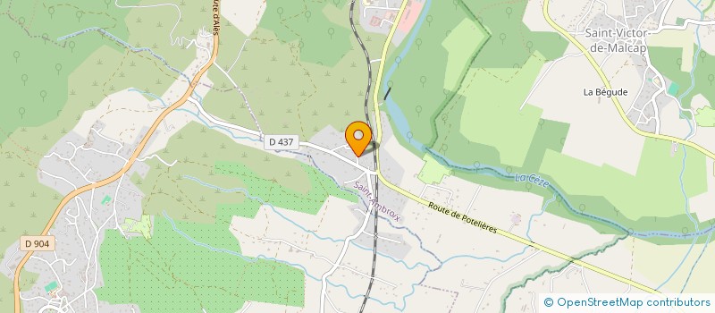 localisation de l'entreprise P.B.P.F  SAINT-AMBROIX