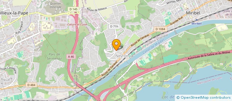 localisation de l'entreprise P.B R.C DEVELOPPEMENT  NEYRON