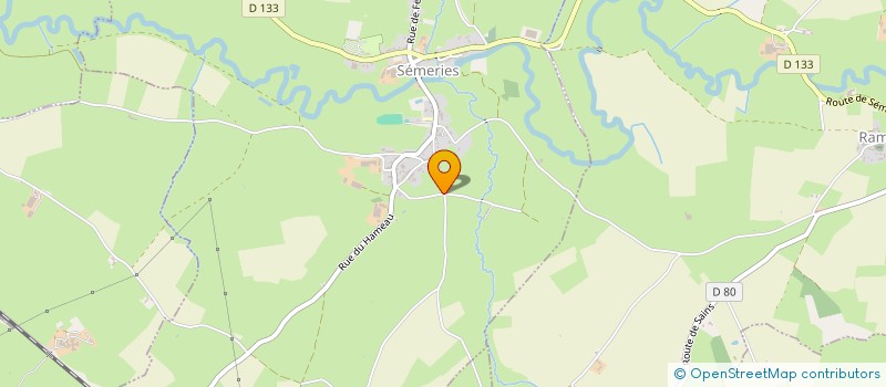 localisation de l'entreprise P.B.S.M.  AVESNELLES