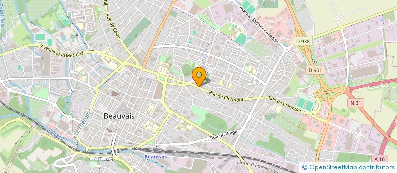 localisation de l'entreprise P.B. STORES  SAINT-MARTIN-LE-NUD