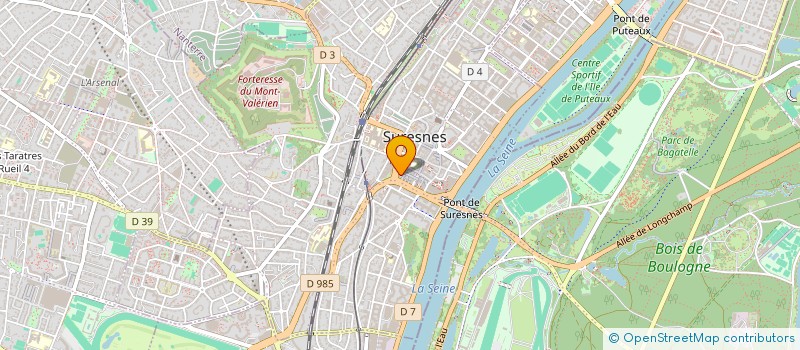 localisation de l'entreprise P.B.T. à SURESNES