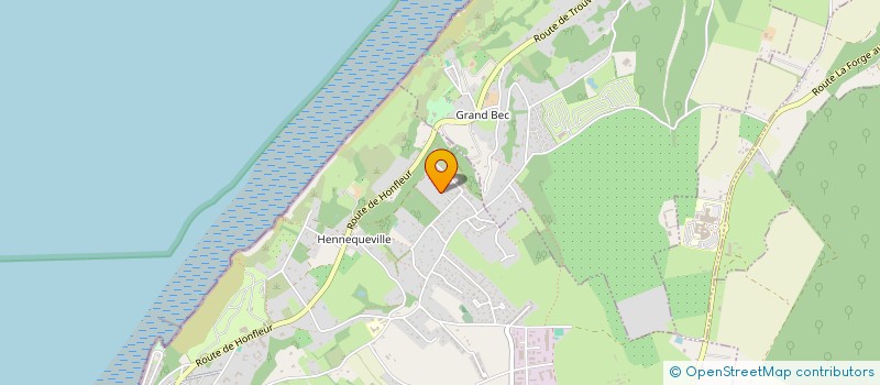 localisation de l'entreprise P BATIMENT  TROUVILLE-SUR-MER