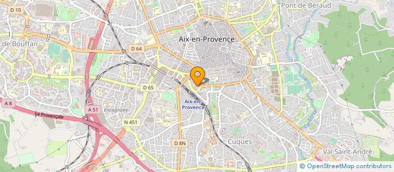 localisation de l'entreprise P. BENOIT HOLDING à AIX-EN-PROVENCE