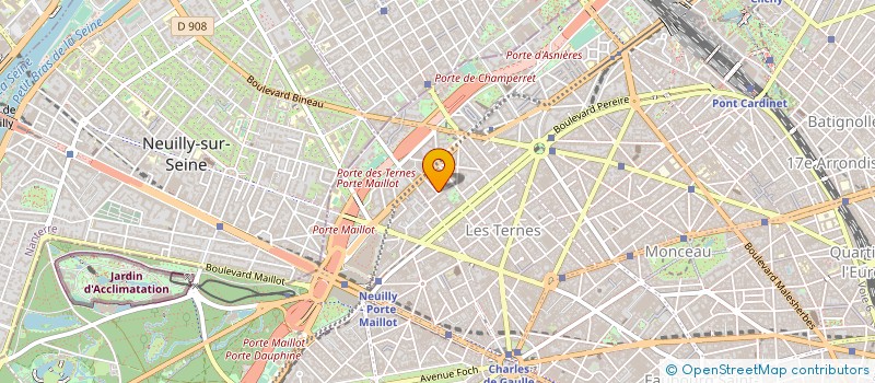 localisation de l'entreprise P. BORDAS à PARIS