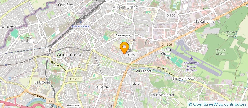 localisation de l'entreprise P&C à ANNEMASSE