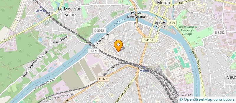 localisation de l'entreprise P&C à MELUN