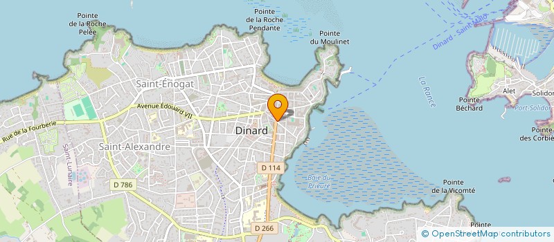 localisation de l'entreprise P C à DINARD