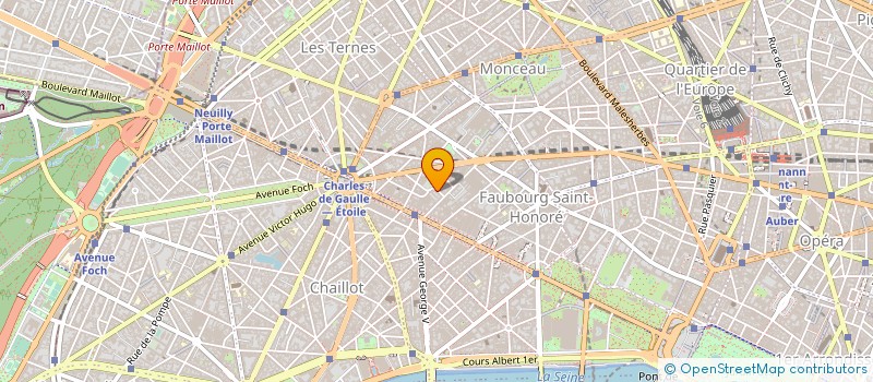 localisation de l'entreprise P C A à PARIS