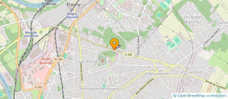 localisation de l'entreprise P.C.A.  ERAGNY