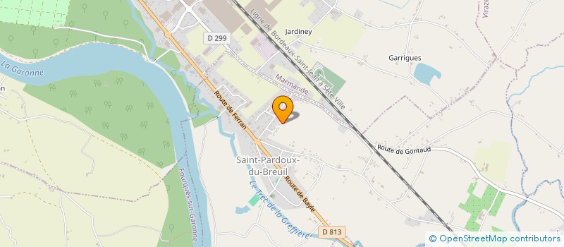 localisation de l'entreprise P.C.B.G.  SAINT-PARDOUX-DU-BREUIL