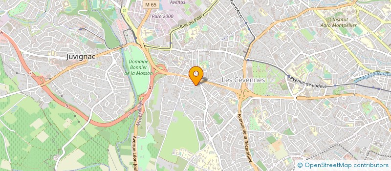 localisation de l'entreprise P C C E CONFORT ET SERVICE à MONTPELLIER
