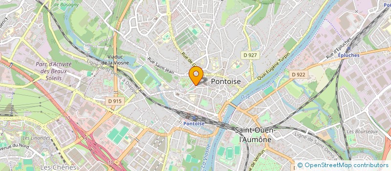 localisation de l'entreprise P.C.C.N.T PROTECTION CIVILE CATASTROPHE NATURELLE TERRORISTE  PONTOISE