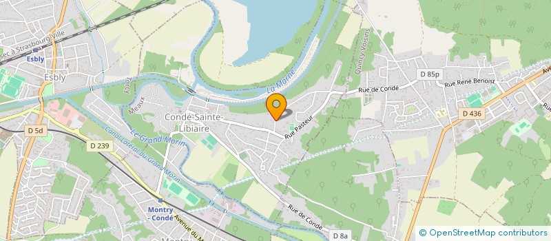 localisation de l'entreprise P.C. CONSEILS  CONDE-SAINTE-LIBIAIRE