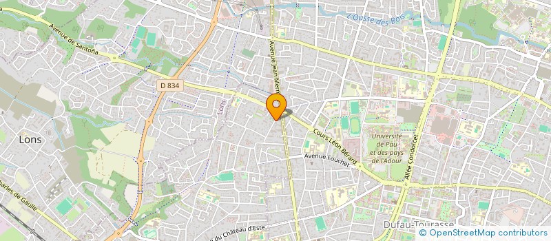 localisation de l'entreprise P&C CONSEILS ET GESTION à BILLERE