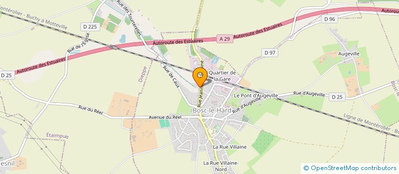 localisation de l'entreprise P.C.D.  BOSC-LE-HARD