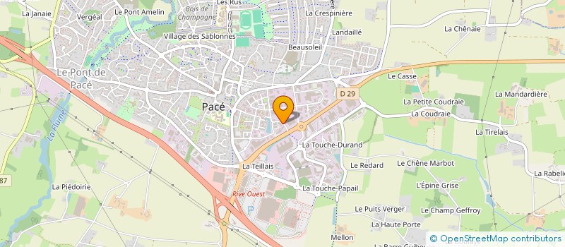 localisation de l'entreprise P.C.D.M à PACE