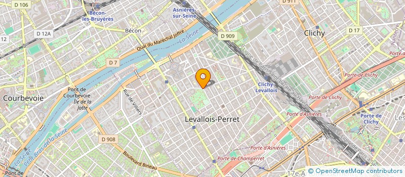 localisation de l'entreprise P C F SECTION LEVALLOIS PERRET à LEVALLOIS-PERRET