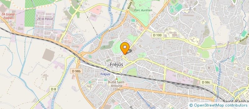 localisation de l'entreprise P.C.G HOLDING à FREJUS