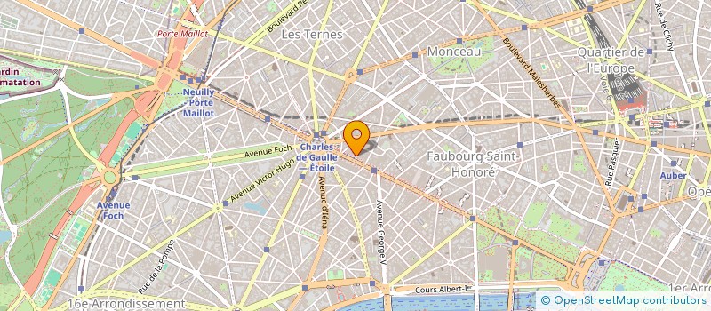 localisation de l'entreprise P & C GROUPE  PARIS
