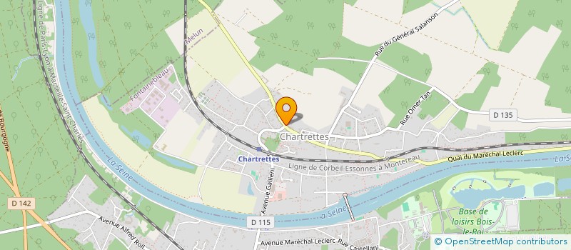 localisation de l'entreprise P C I  CHARTRETTES