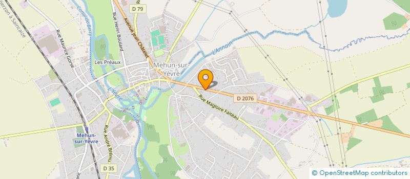 localisation de l'entreprise P.C.I. EURL  MEHUN-SUR-YEVRE