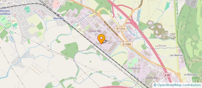 localisation de l'entreprise P.C.M.  SAINT-LAURENT-DU-PONT