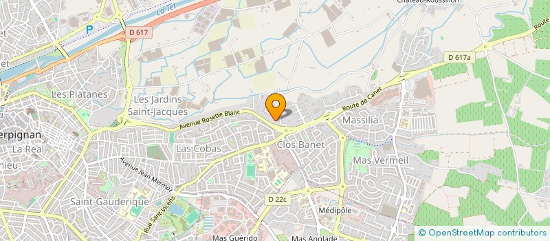 localisation de l'entreprise P.C.M. à PERPIGNAN