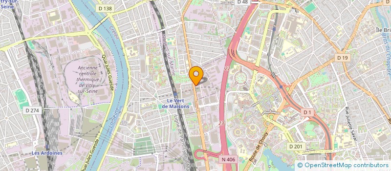 localisation de l'entreprise P.C.M.A.  VILLENEUVE-SAINT-GEORGES