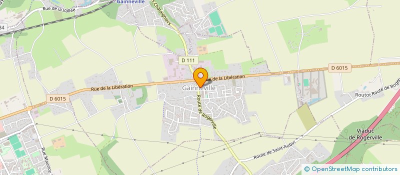 localisation de l'entreprise P.C.M.I.  GAINNEVILLE